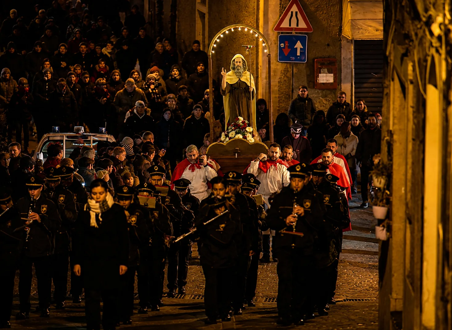 Tolfa nelle ore della sera
