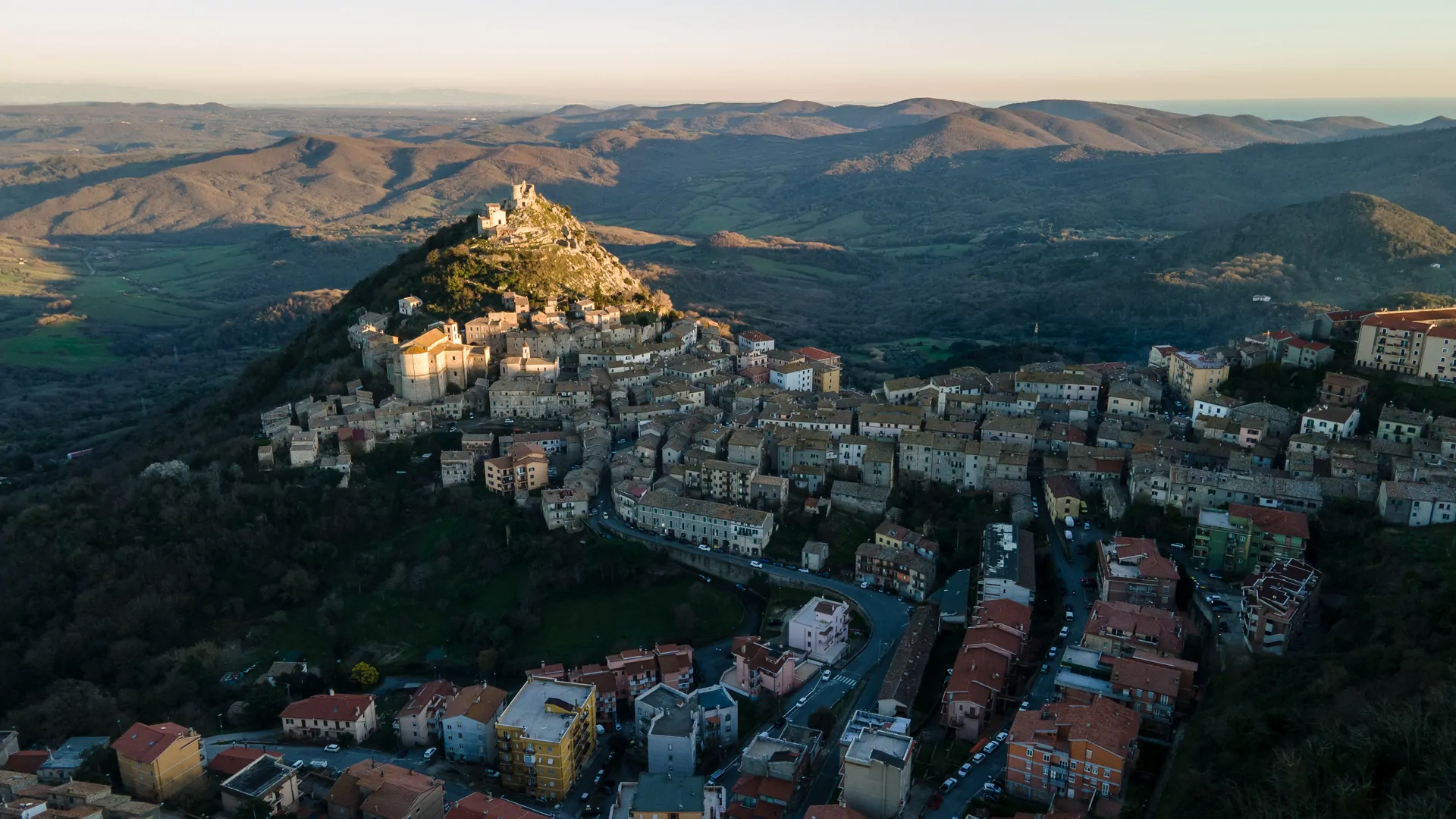 Panorama dei Monti della Tolfa